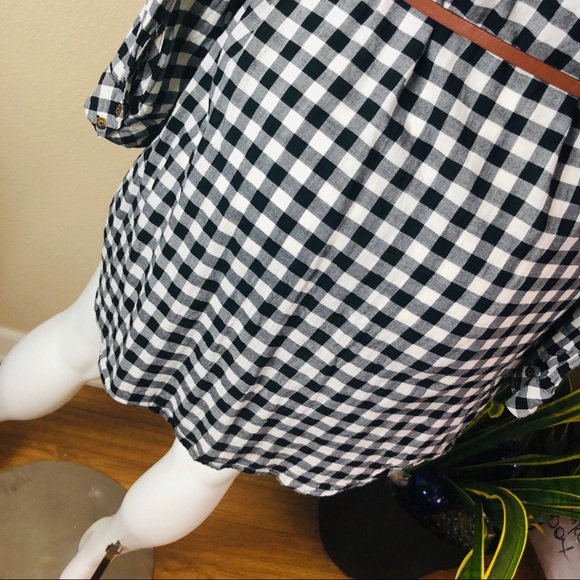 Forever 21 || Checker Button Shirt Dress - Picture 6 of 8